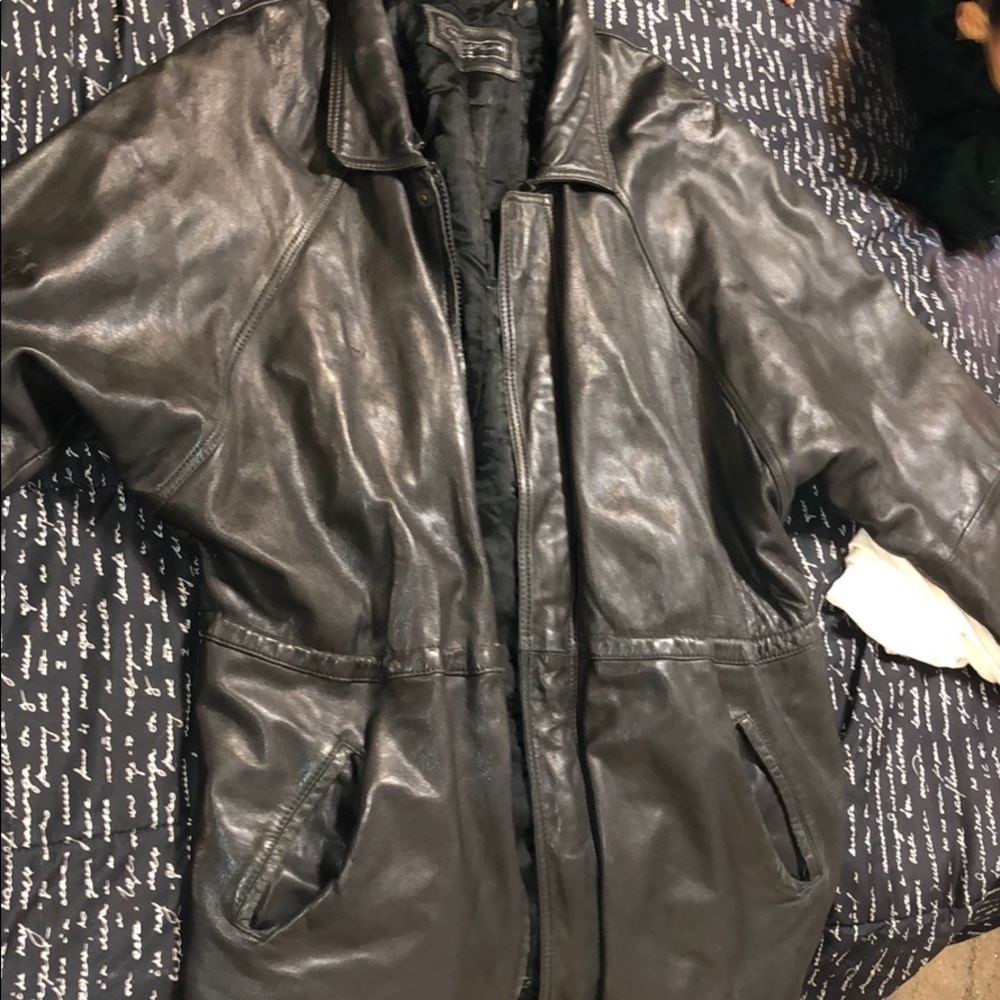Leather jacket
